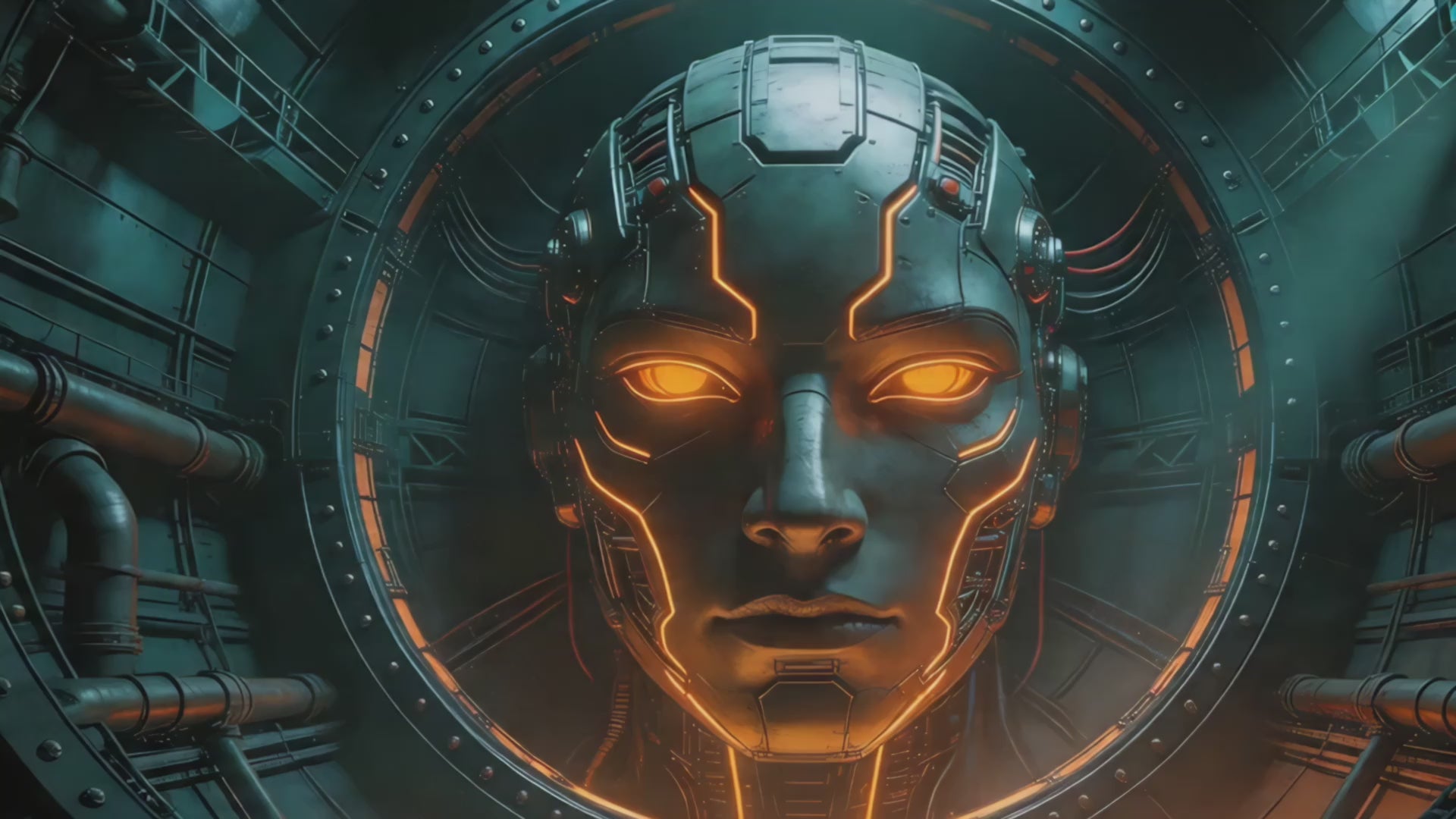 Robot Head Part 1  - DJ, Club & Festival Visuals