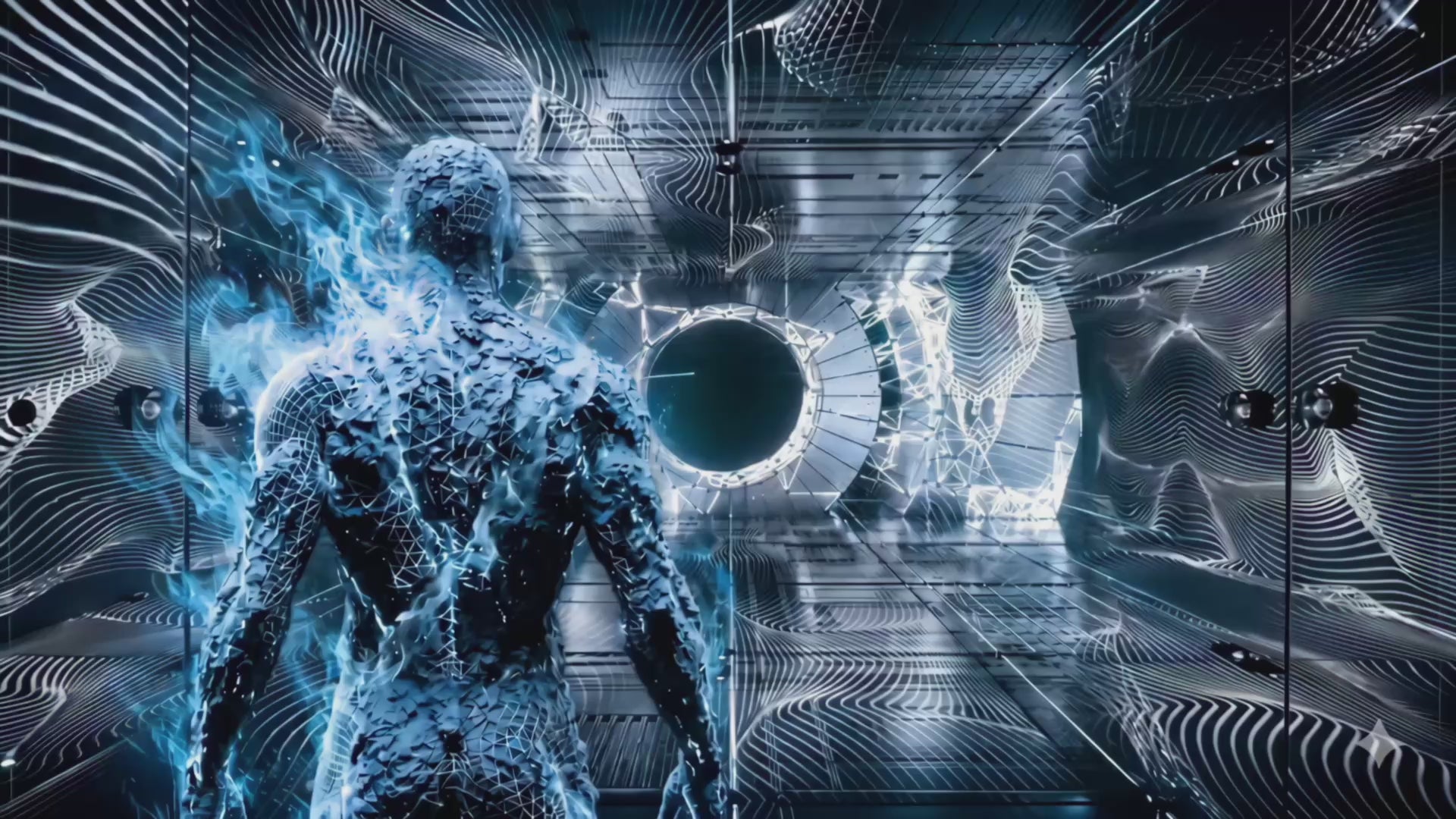Futuristic Flying Man Part 1 - DJ, Club & Festival Visuals
