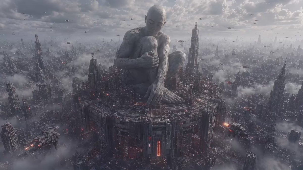 Futuristic Statue Part 1 - DJ, Club & Festival Visuals